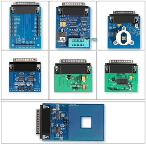 IPROG PRO V87 V89 con 7 adaptadores compatible con IMMO SRS reinicio kilometraje corrección ECU clave programador herramienta - Product Image 6