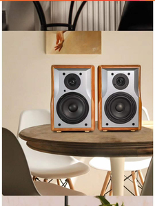 Vofull 4インチパワード、スタジオモニター2.0コンピュータースピーカーアクティブブックシェルフスピーカー // - Product Image 5