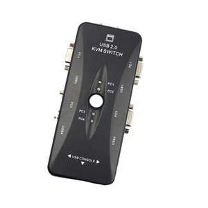 Factory 4 Port <strong>KVM</strong> <strong>Switch</strong> USB 2.0 VGA Splitter 4 in <strong>1</strong> Out Printer Mouse Keyboard Share Switcher 1920*1440 VGA <strong>Switch</strong> Box Adapter