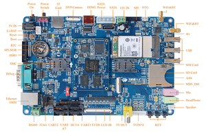 Linux3.10 QT5.9 Cortex-A7 di qualità industriale Quad-core A40i OKA40i-C per Computer a scheda singola - Product Image 2