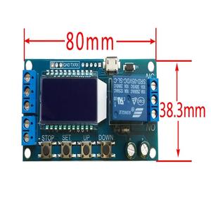 Micro USB Digital LCD-Anzeige Zeit verzögerung relais modul DC 6-30V Steuerung Multifunktions-Timer-Schalter Trigger-Zyklus modul - Product Image 2