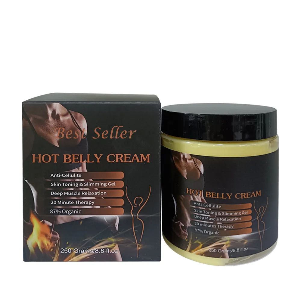 Best Seller Private Label Natural Melhor Corpo Emagrecimento Barriga Quente Creme Queima De Gordura Gel Cintura Rápida Perda De Peso Remoção De Celulite