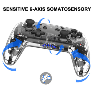 Nuovo Design RGB LED luce Wireless BT Gamepad per videogiochi Joystick Controller per Switch OLED - Product Image 3