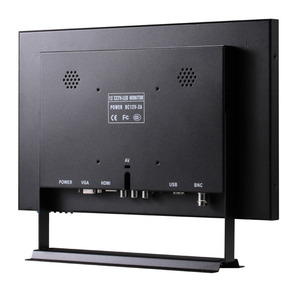 Monitor CCTV de marco metálico 13,3 Monitor LCD de pantalla ancha de 14 pulgadas Entrada AV BNC - Product Image 3