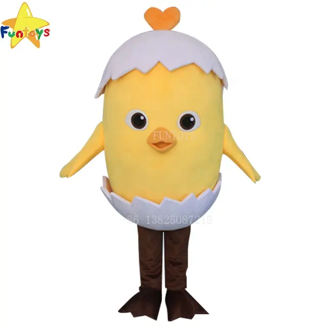 Funtoys CE al aire libre divertido cáscara de huevo de Pascua personalizado pollo mascota trajes para hombres