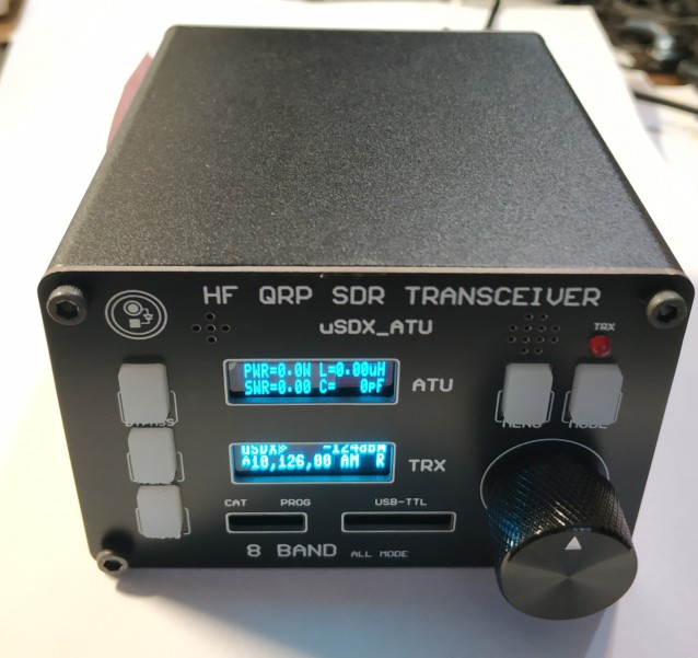 USDXSDRトランシーバーオールモード8バンドHFアマチュア無線QRPCW