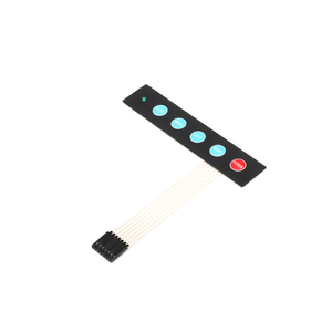 1X5 Matrix <strong>Keyboard</strong> 5 <strong>Keys</strong> <strong>Numeric</strong> membrane switch keypad keypads <strong>keyboards</strong> - Product Image 2