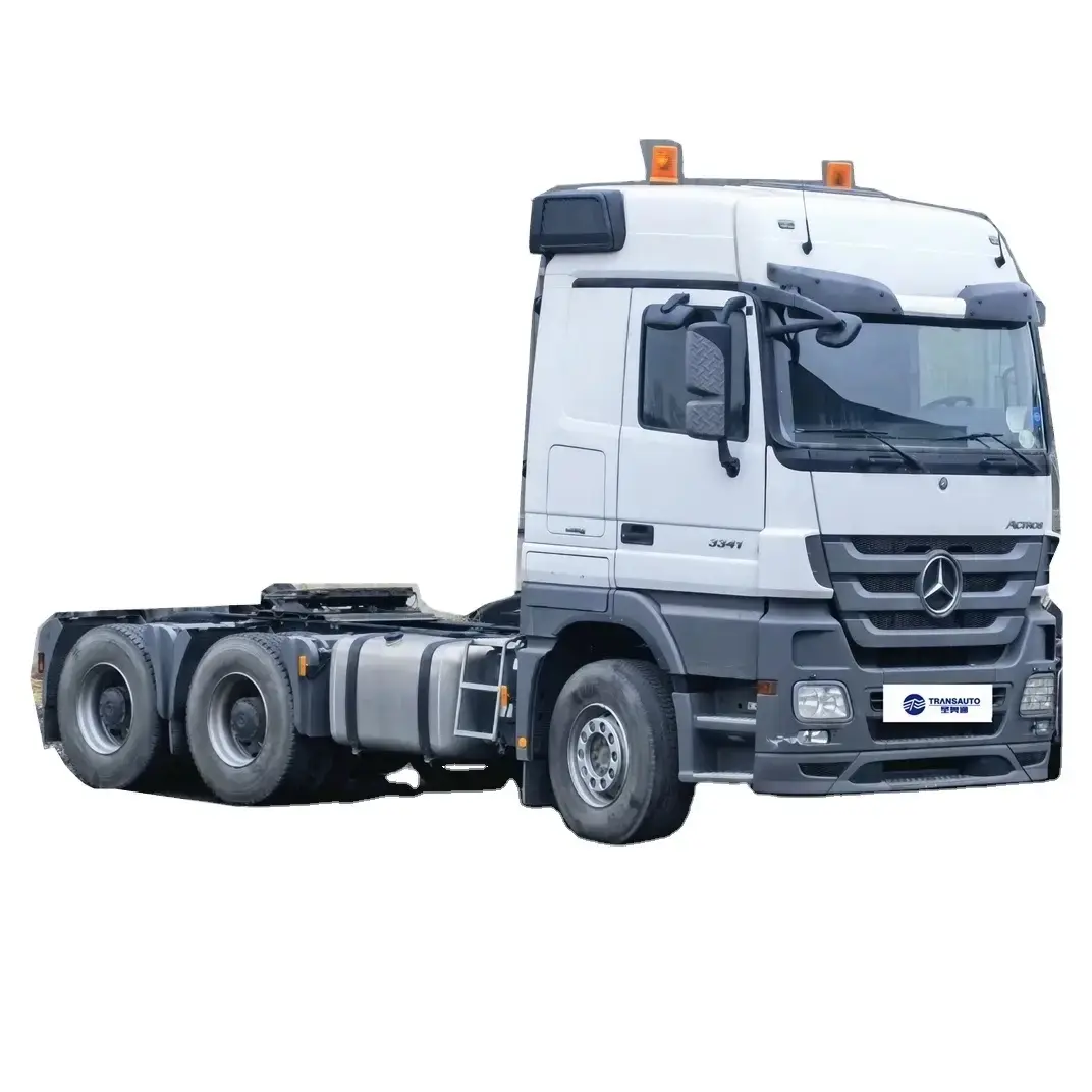 Camion Mercedes Benzy d'origine d'occasion 6x4 3340 2640 Tête de tracteur d'occasion Allemagne Actros/Camion cargo Mercedes d'occasion