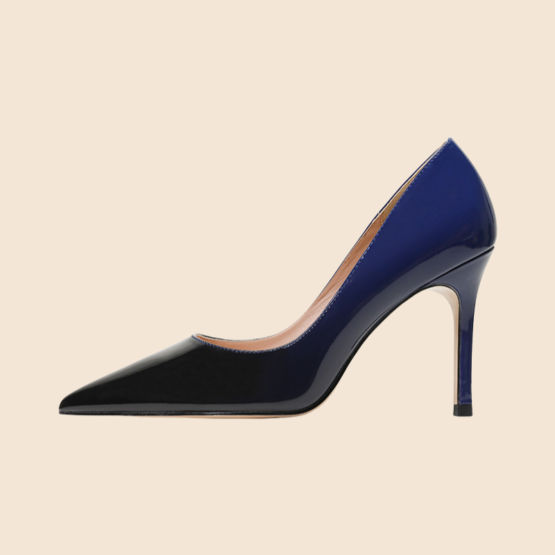 Noir-Bleu Dégradé