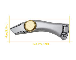 Coltello per tetto resistente con fondina lama fissa lama tagliente coltelli multiuso in lega di alluminio personalizzato in fabbrica