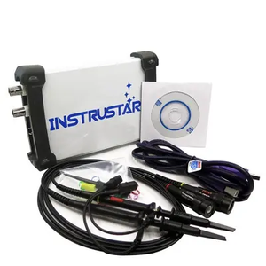 Nuevo osciloscopio USB basado en PC ISDS205A 2CH 20MHz 48MSa/s analizador registrador de datos