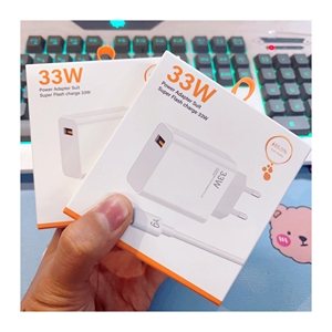 便携式欧盟超快速充电33W USB充电器插头，带6A型C电缆USB快速壁式电话充电器电源适配器，适用于小米 - Product Image 4