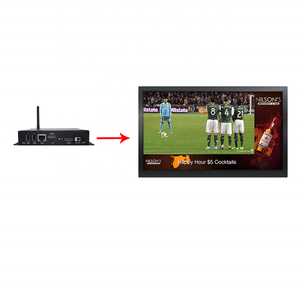 Q-300U digital signage media player с бесплатным программным обеспечением CMS для сетевого кабеля дистанционного управления - Product Image 1