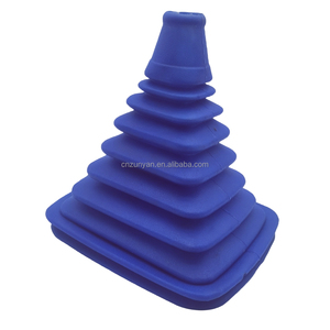 模制定制柔性硅胶三元乙丙橡胶NBR NR矩形方形橡胶波纹管 - Product Image 1