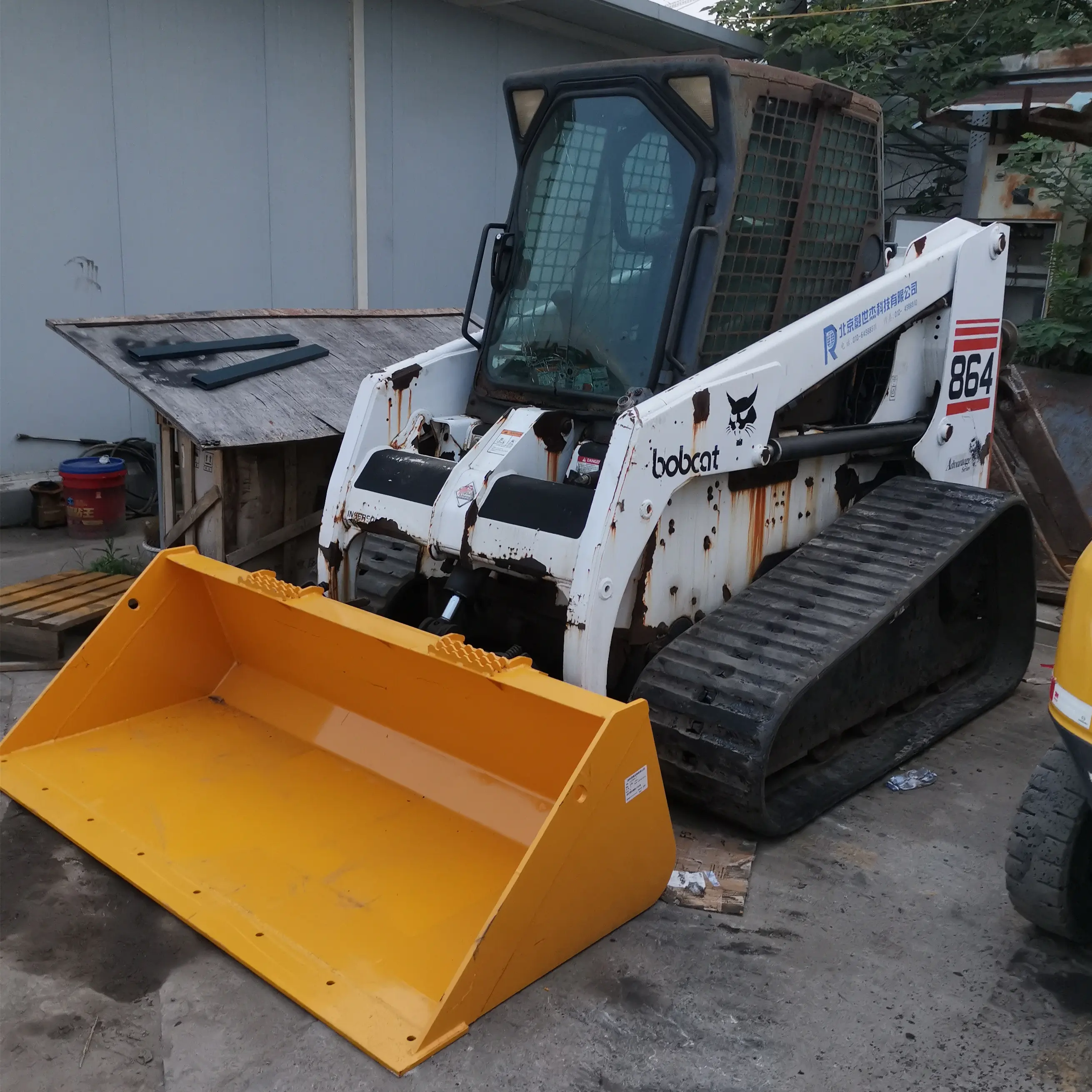 Bobcat 864ลื่นไถลคัดท้ายรถตัก/มินิลื่นไถลเครื่องคัดท้าย