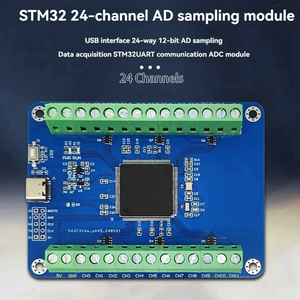 B34B-Sampling <strong>Module</strong> STM32F407ZET6 24-Channel 12Bit AD Sampling <strong>Module</strong> Data Acquisition Type-C Interface <strong>Module</strong> - Product Image 5