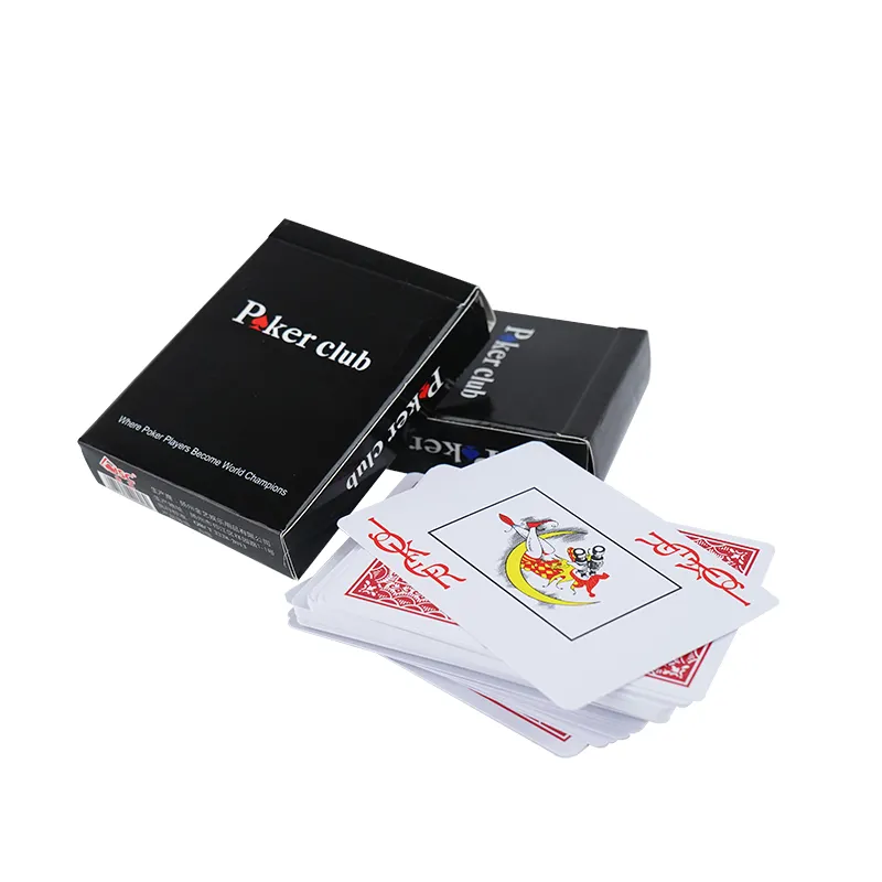 Cartas de jogo do reino unido, venda quente, texas hold'em poker, cartões de plástico de alta qualidade