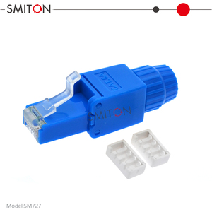 Сетевой адаптер Keystone Jack RJ 45 UTP Бесплатный Конектор Cat 6 Cat6 RJ45 разъем без инструментов Модульный штекер - Product Image 6