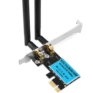 Pcieワイヤレスネットワークカード5GデュアルバンドPCI-Eワイヤレスネットワークカードコンピューター内蔵ワイヤレスwifiレシーバー1200M - Product Image 4