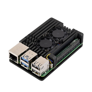 <strong>Raspberry</strong> <strong>Pi</strong> 5 <strong>Case</strong> Acrylic Plastic <strong>Case</strong> Aluminum Alloy <strong>Case</strong> With Heat Sink and Cooling Fan for <strong>Raspberry</strong> <strong>Pi</strong> 5 8 GB Model Kit - Product Image 3
