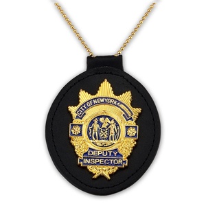 Nhà Máy Giá biểu tượng tùy chỉnh 2D thiết kế hợp kim kẽm kim loại ví da chủ An ninh huy hiệu - Product Image 3