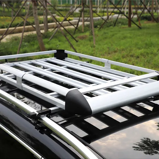 Universal Vehicle Roof Rack Cargo 4 × 4 Basket Luggage Aluminum For Jeep Suv Toyota Platform Roof Rack