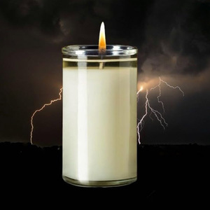 Bóng Tối 100% sáp ong paraffin 72 giờ nguyện nến Bán buôn giá rẻ Tôn Giáo tưởng niệm 3 ngày lọ thủy tinh nến - Product Image 5