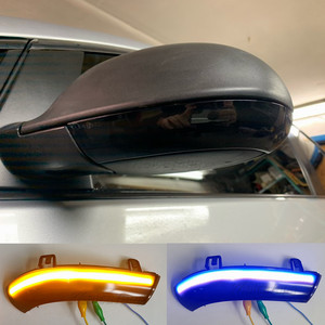 VW GOLF 5 için GTI V MK5 Jetta Passat B5.5 B6 Sharan Superb yan ayna ön gösterge dinamik flaşör LED sinyal lambası - Product Image 3