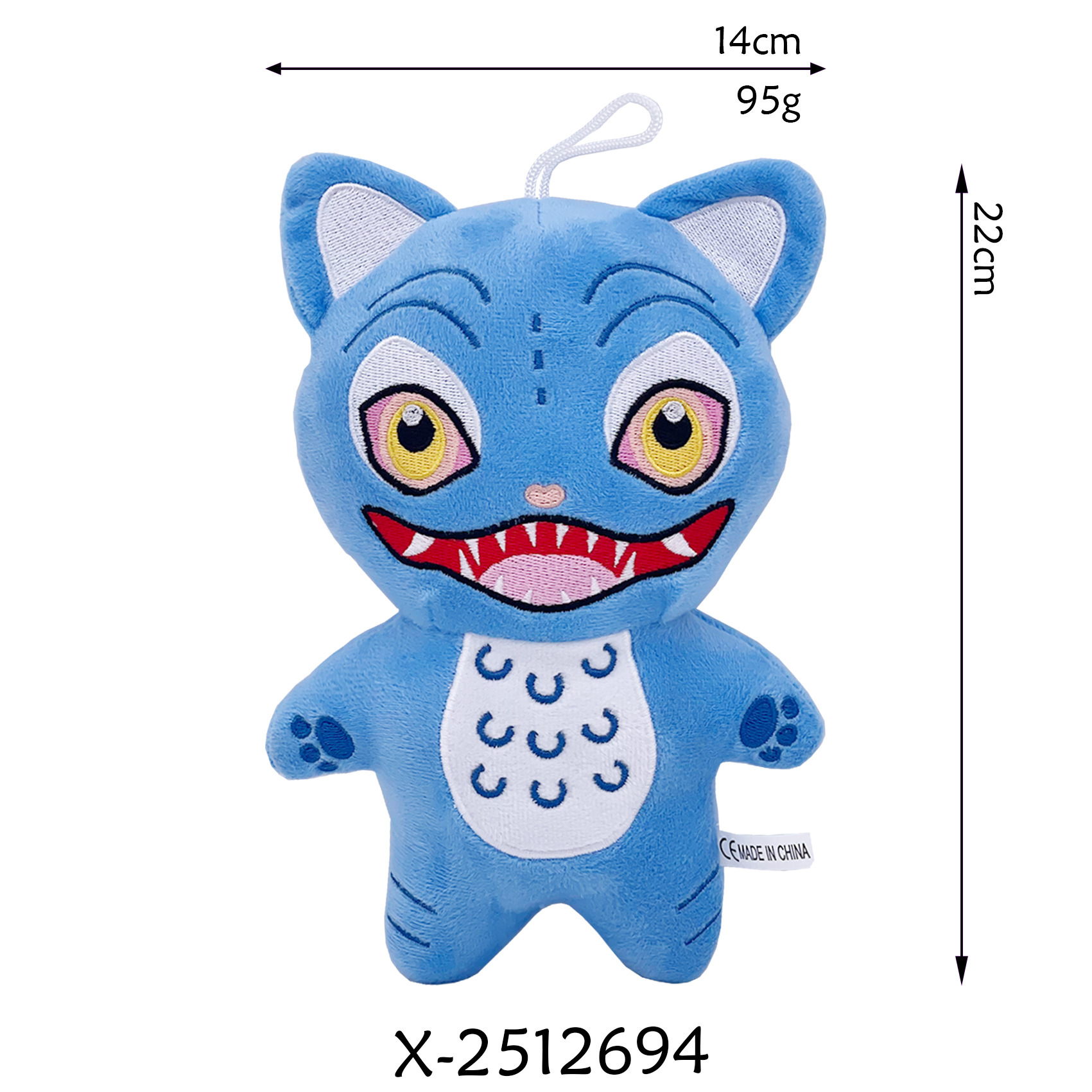 Tigre bleu debout