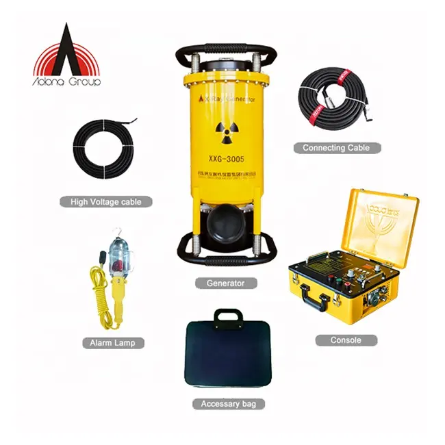 Aolong x-ray flaw detector para equipamentos de teste de máquina industrial para ouro e solda teste ndt