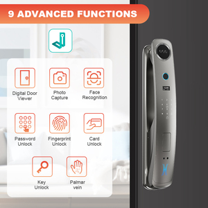 Cam Lock Locks Karten code Gesicht Rfid Hotel Finger Tastatur Nummer Sicherheit Einst eck schloss mit Schlüssel NFC Tür Passwort Smart 3D das Aluminium - Product Image 2