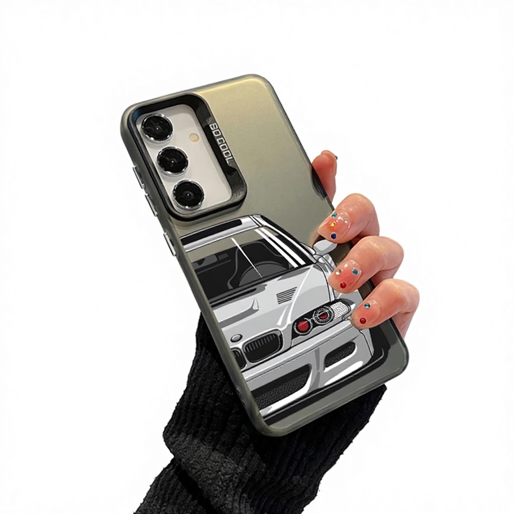 Coque laser voiture de sport anime s255p1 grise