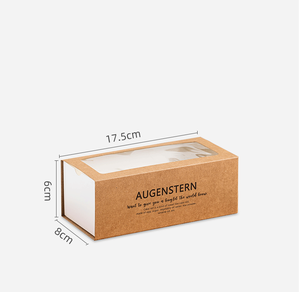 Rotolo di asciugamani svizzero di lusso personalizzato Melaleuca cassetto scatola confezione scatola aperta finestra trasparente rettangolare