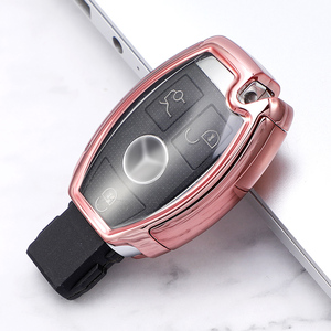 อุปกรณ์เสริมรถยนต์2-in-1ฝาครอบกุญแจรีโมทรถยนต์ TPU ที่ใส่ป้องกันกุญแจอัจฉริยะสำหรับ Mercedes Benz C E S S CLS CLK G Class - Product Image 4