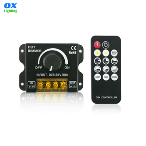 LED Dimmer Controller DC5-24V 30A 14 tasti PWM RF senza fili telecomando regolabile Dimmer manopola interruttore Dimmer per LED Strip - Product Image 1