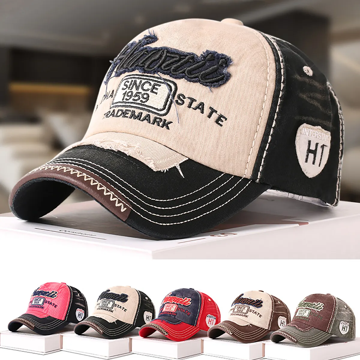 Bulk embroidery summer sport cap custom made 3d letters baseball hats