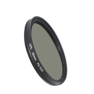 Filtro de polarización Circular para cámara, filtro de polarización circular CPL de 58mm para Canon, Nikon, Fuji, DSLR