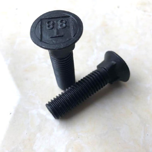 ברגי הברגה לחוליות מחרשה מפלדה חוזק גבוה דרגה 8.8, כלי חקלאי לקיבוע, אביזרים לעיבוד אדמה עמוקה, גימור שחור מחומצן - Product Image 1