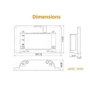 Case for <strong>Raspberry</strong> <strong>Pi</strong> 4B board and Official <strong>Raspberry</strong> <strong>Pi</strong> 7&quot; Touchscreen Display (Black) - Product Image 3