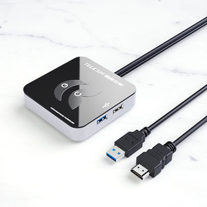 USB 3.0 Desktop-Computer-Switch-Erweiterung mit Start taste Creative Metal Plastic Home Chassis für den externen Gebrauch auf Lager - Product Image 1