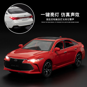 Diecasting1:24 toyo-ta AVALON simülasyon alaşım araba modeli ses ve ışık geri çekme dekoratif koleksiyon metal araba döküm modelleri - Product Image 3