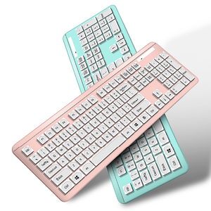 <strong>2</strong>.4GHz Chocolate Wireless <strong>Keyboard</strong> and <strong>Mouse</strong> Combo Laptop PC Office <strong>Computer</strong> <strong>Keyboard</strong> <strong>Mouse</strong> Combos With USB Receiver - Product Image 3