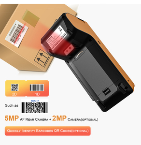 <span class=keywords><strong>S600</strong></span>安全なモバイルPOS端末デュアルカメラCortex-A53 CPU NFC GPS/AGPS互換性