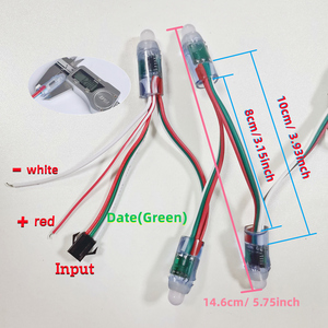 スマートピクセルRGBストリップLEDライト調光可能リモコンDC 5V 12mm防水IP68クリスマスライト用 - Product Image 3