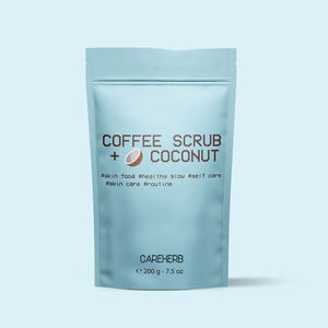 カスタムオーガニックコーヒースクラブココナッツボディスクラブセットセルライトストレッチマークに対する自然な傷跡にきび剥離フェイスボディケア