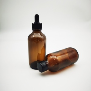 4oz 120ml hổ phách mỹ phẩm huyết thanh Boston tinh dầu thủy tinh nhỏ giọt chai - Product Image 3