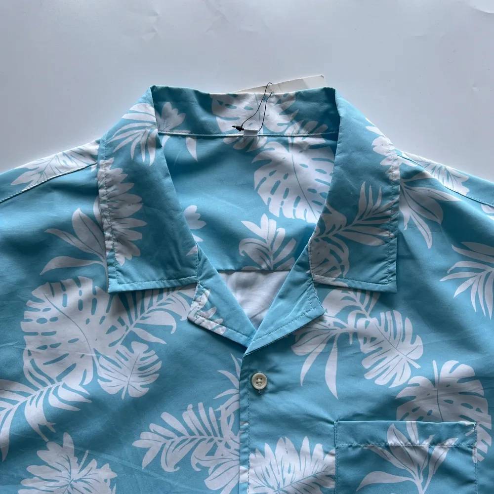 Camicia hawaiana a maniche corte con stampa a sublimazione 100 poliestere personalizzata moda estiva per uomo