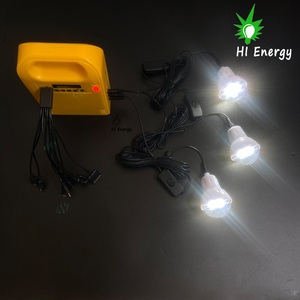 HiEnergy离网套件索拉便携式迷你太阳能系统可充电太阳能套件，带非洲调频收音机 - Product Image 2