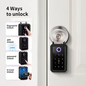 Dış mekan duvar tipi su geçirmez güçlü parmak izi kodu akıllı bluetooth Pad kilit anahtarı kilit kutusu Tuya ttlock App - Product Image 4