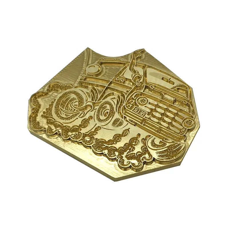 China de Metal Logotipo Em Relevo de Bronze do Ouro Hot Stamping Die para o Couro De Madeira De Papel